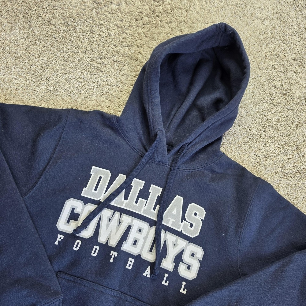 Dallas Cowboys Sweatshirt Womens M Blue NFL Football Dallas Cowboys Hooded